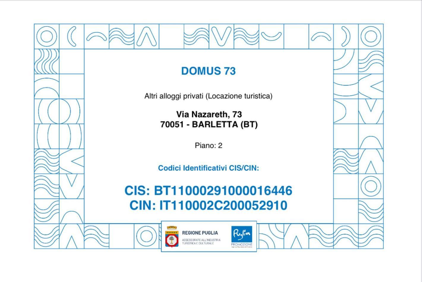 Domus 73 Apulian Holidays Barletta Esterno foto